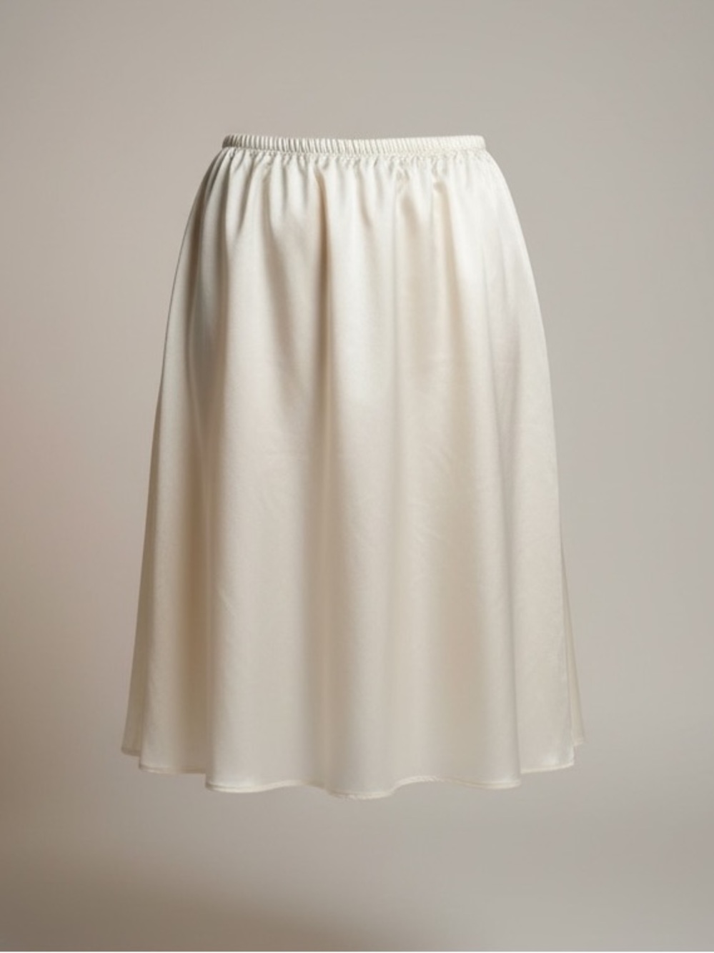 Vintage Ivory Miniskirt Slip